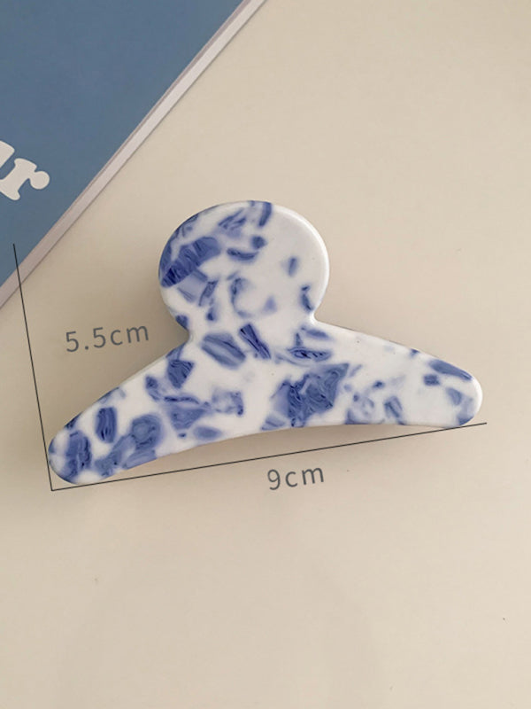 New vintage blue and white blue and white porcelain pattern hairpin