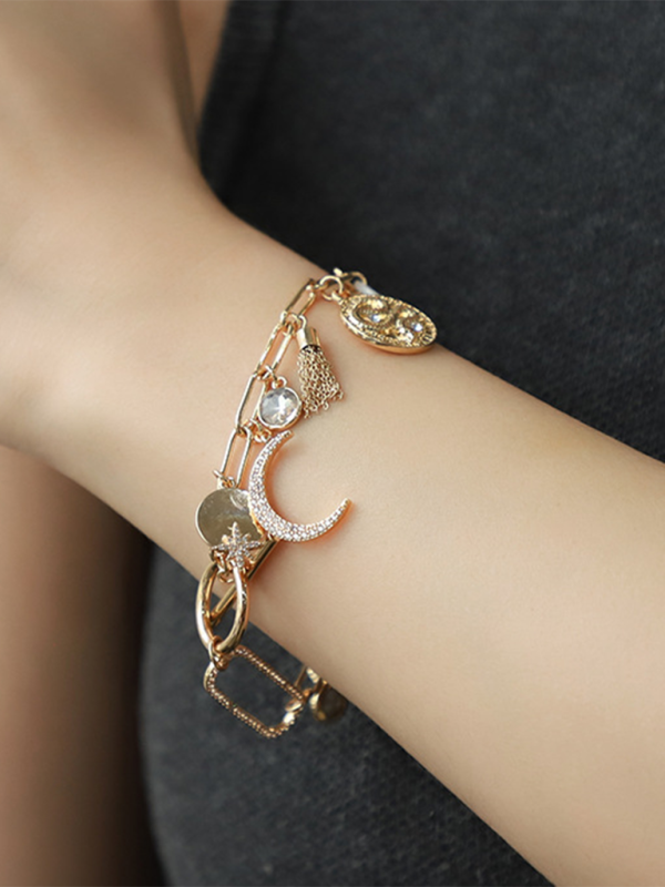 New Starry Sky Magic Necklace Bracelet Earrings