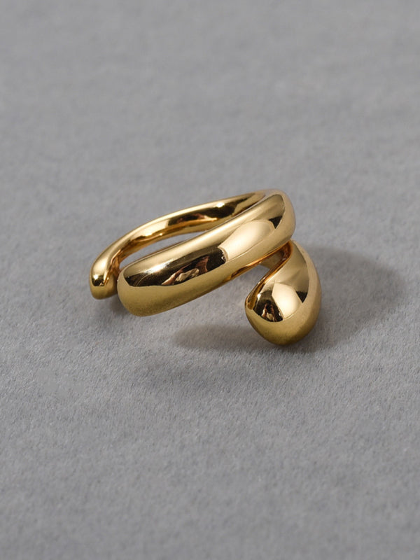 Novo clipe de osso de orelha de camada dupla sem piercing clipe de orelha simples 