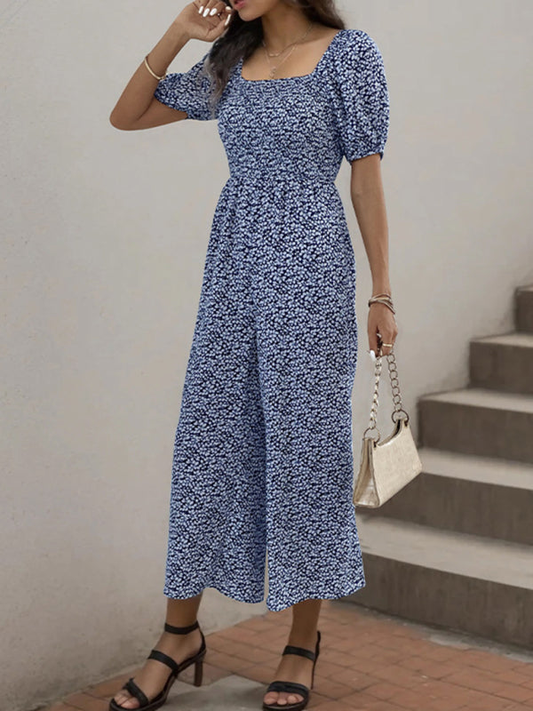 Women's New Fashion Printed Jumpsuit