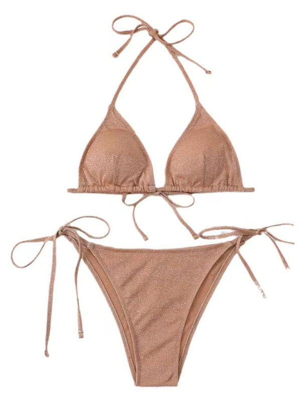 New sexy split backless strappy bikini