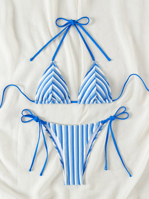 Halter neck bikini summer beach vacation swimsuit